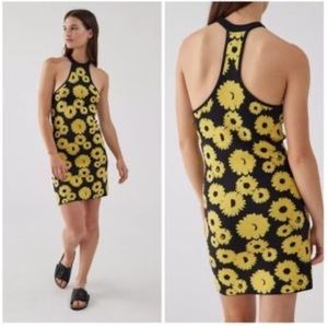 NEW! URBAN OUTFITTERS Dress CHARLIE KNIT DRESS Sunflower Halter Sweater …